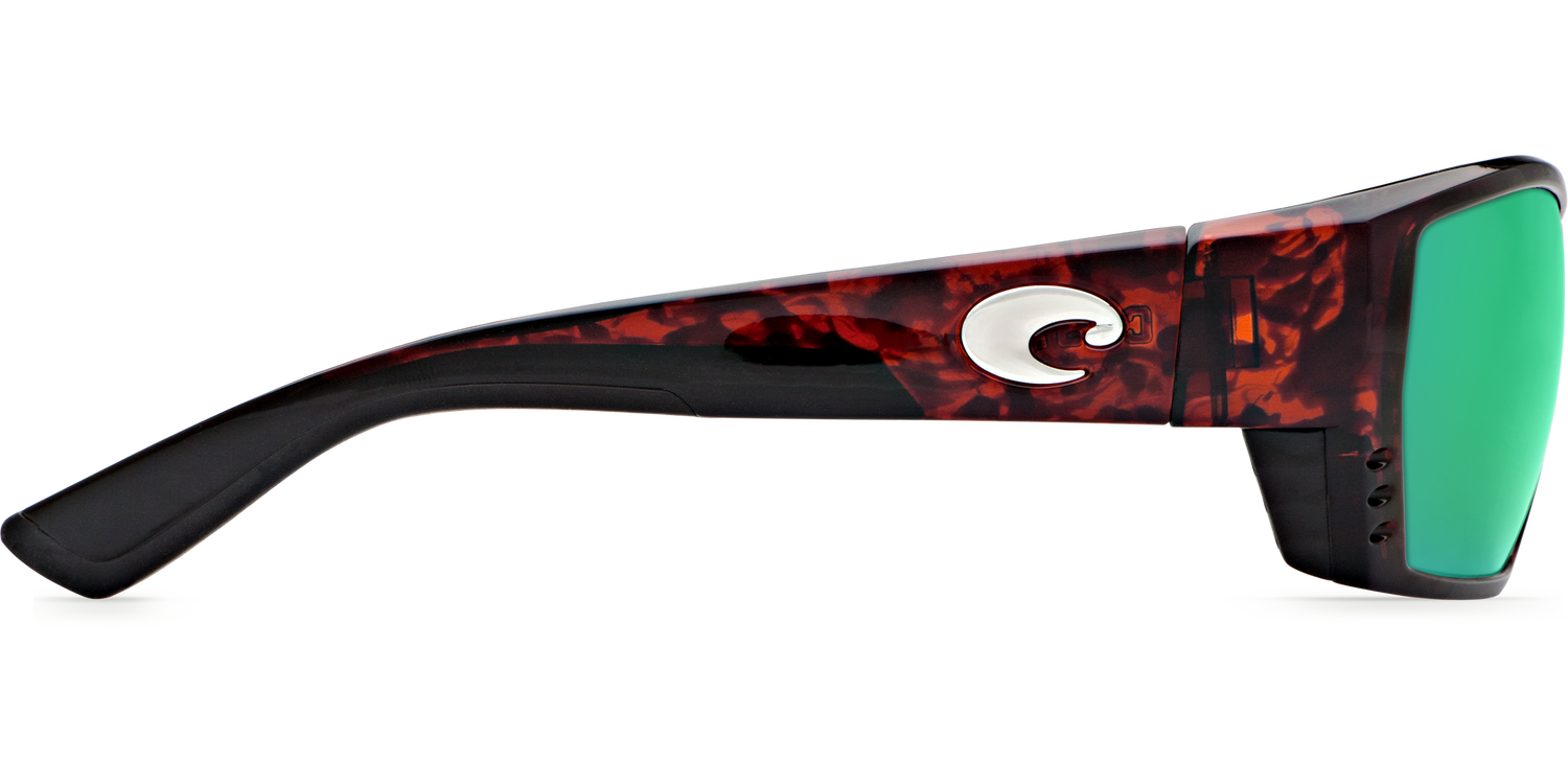 Costa Del Mar Tuna Alley Sunglasses Tortoise Green Mirror 580G