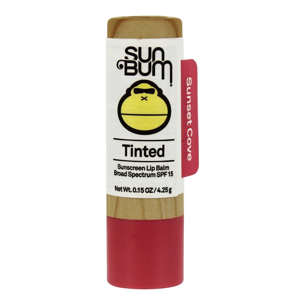 Sun Bum Tinted Sunscreen SPF15 Lip Balm Sunset Cove 0.15