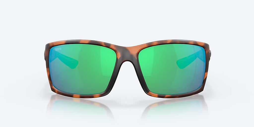 Costa Del Mar Reefton Polarized Sunglasses MatteRetroTort GreenMirror 580P