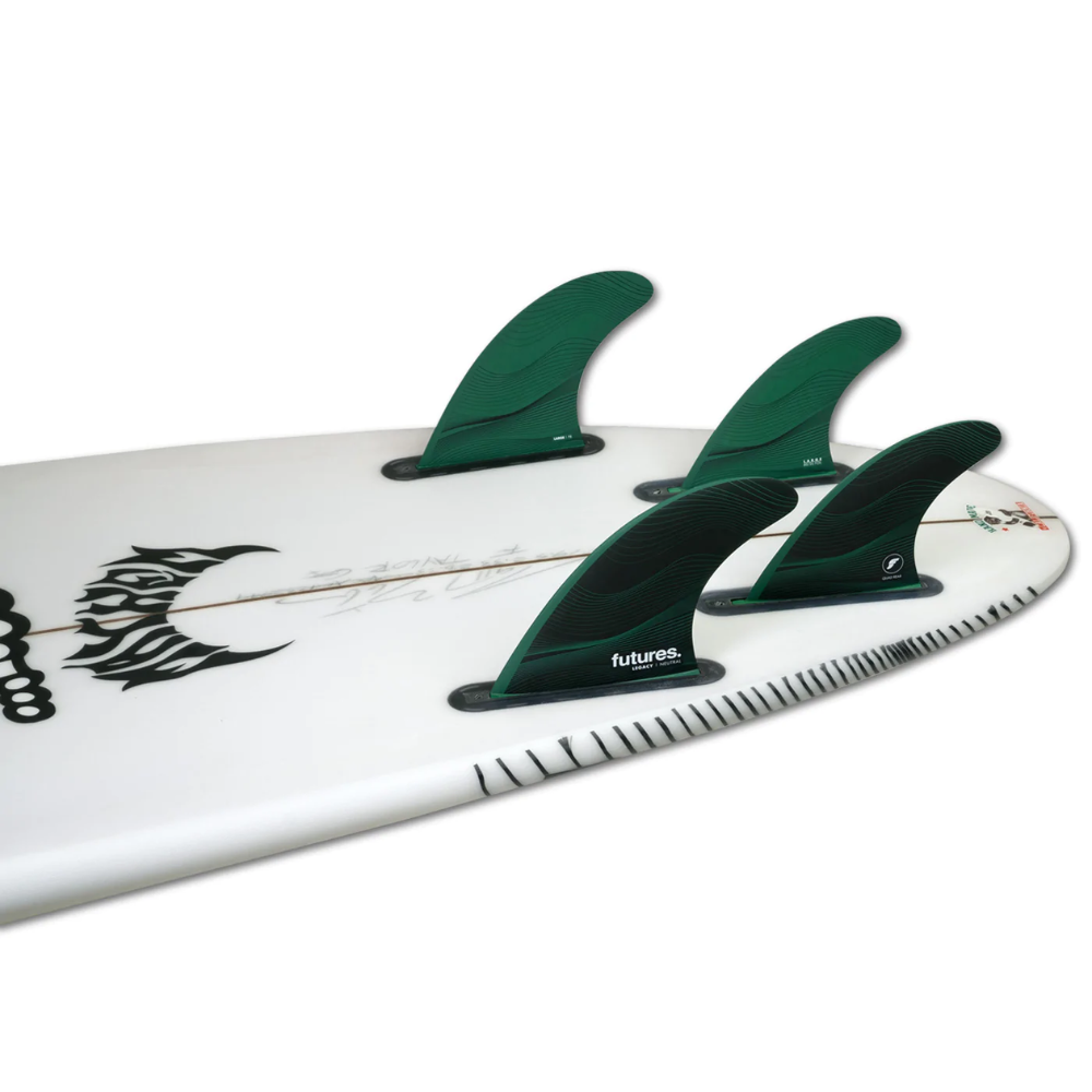 Futures Fins F8 Honeycomb Quad Fin Set Green L