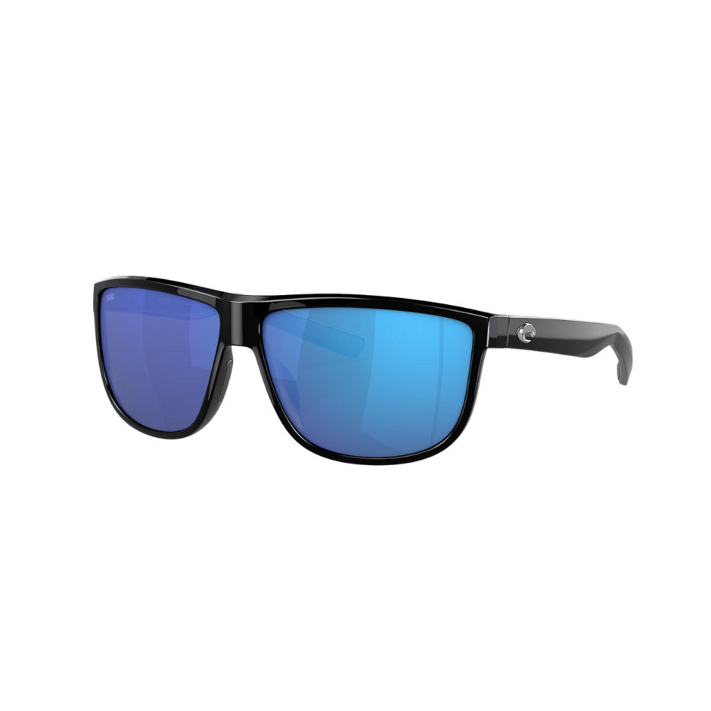 Costa Del Mar Rincondo Polarized Sunglasses ShinyBlack BlueMirror 580G