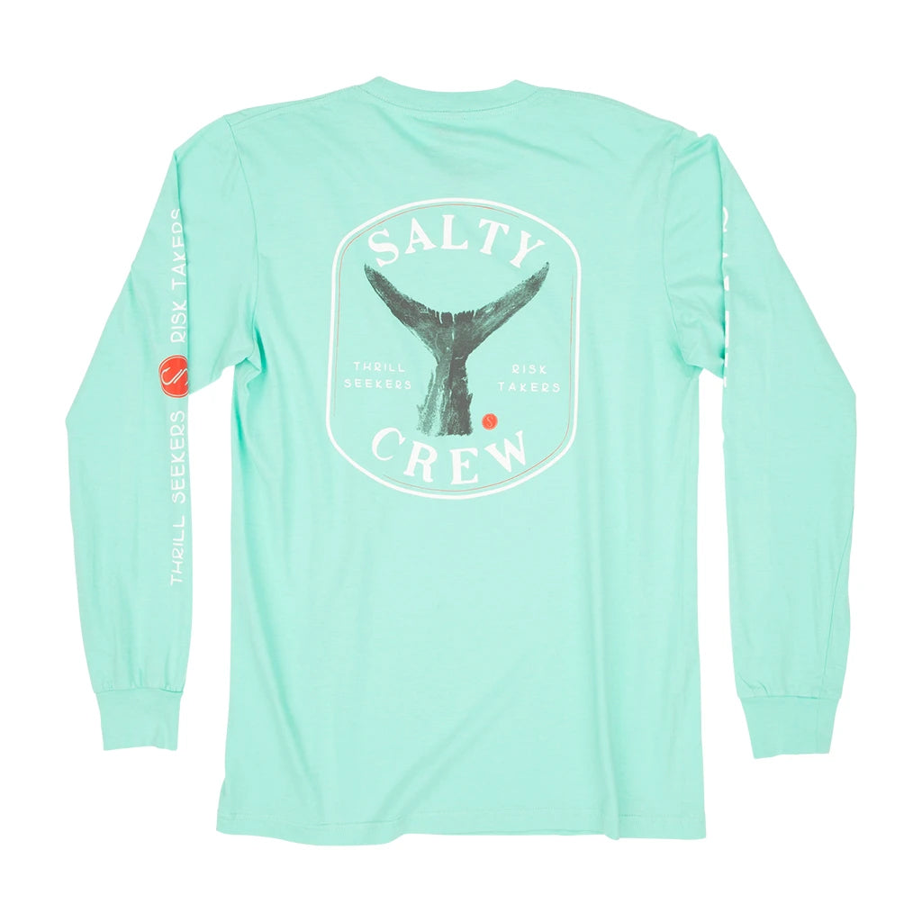 Salty Crew Fishstone Premium L/S Tee Sea Foam S