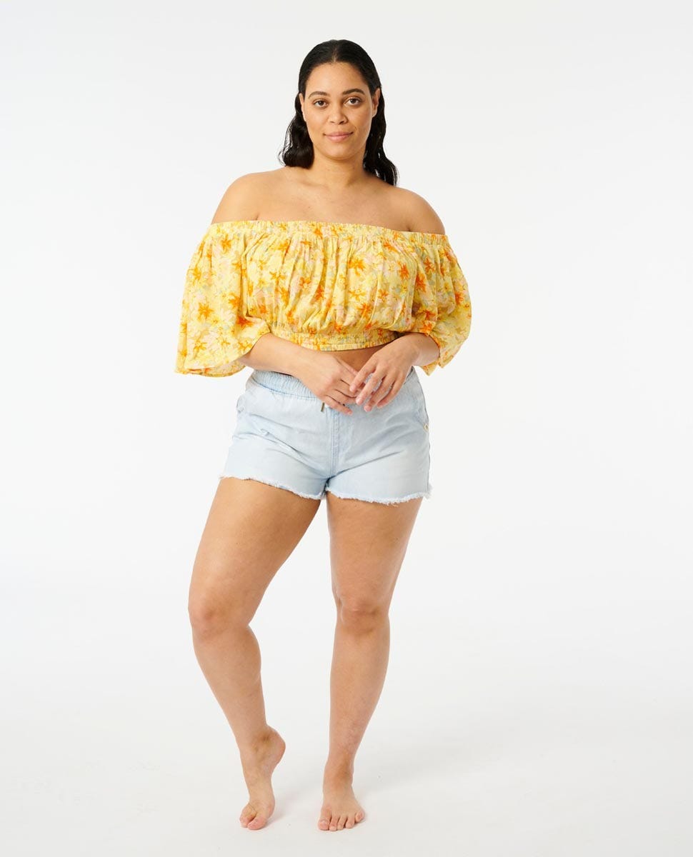 Rip Curl Summer Rain Top 0035-Straw L