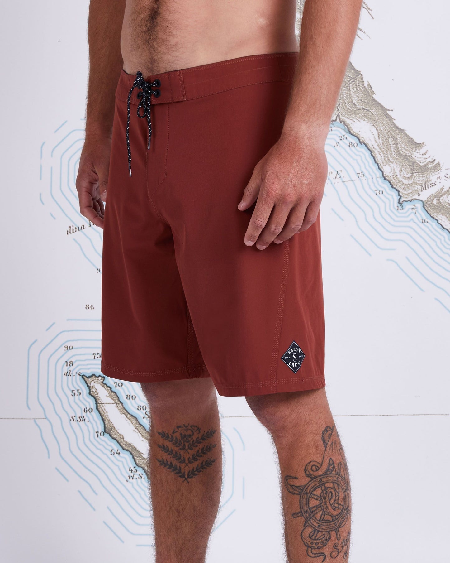 Salty Crew Lowtide Boardshort Redwood 30