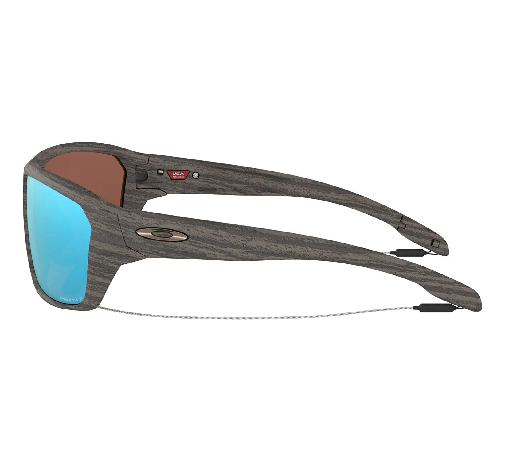 Oakley Split Shot Woodgrain Polarized Sunglasses Woodgrain PrizmDeepWater Square