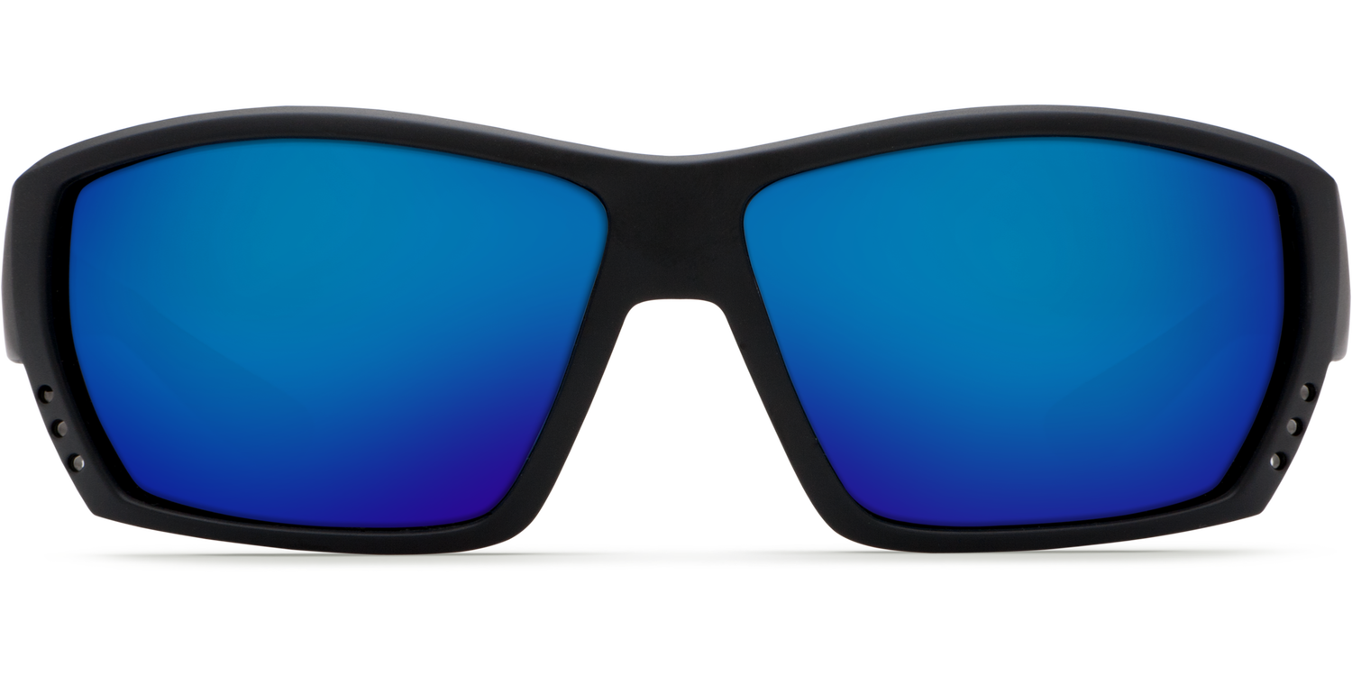 Costa Del Mar Tuna Alley Sunglasses Blackout Blue Mirror 580G