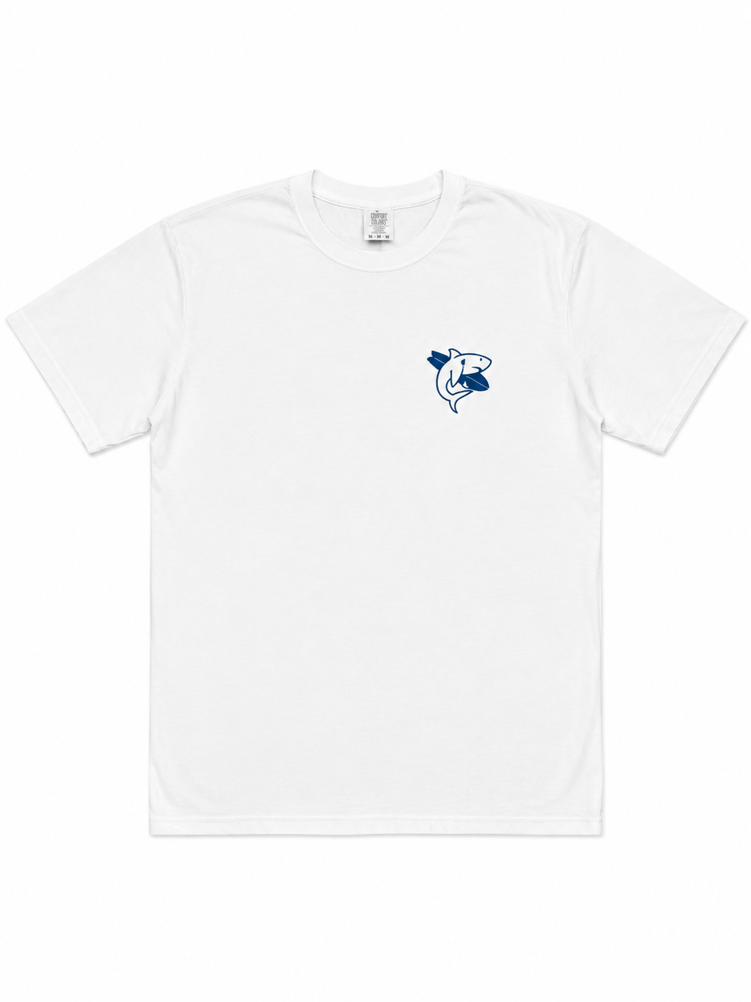 Island Water Sports Free Surf Club SS Tee WHT/BLU XL