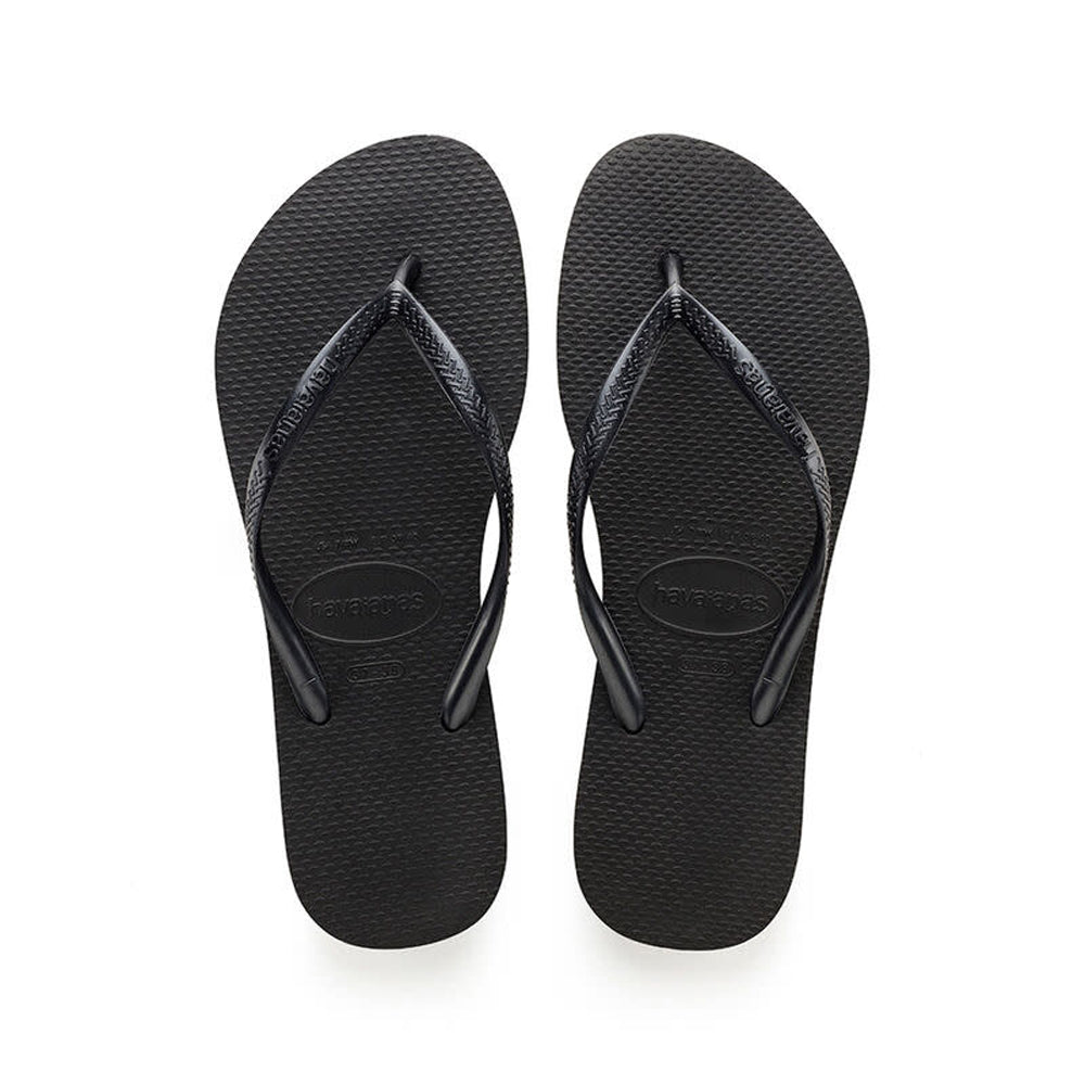 Havaianas Slim Womens Sandal 0090-Black 9