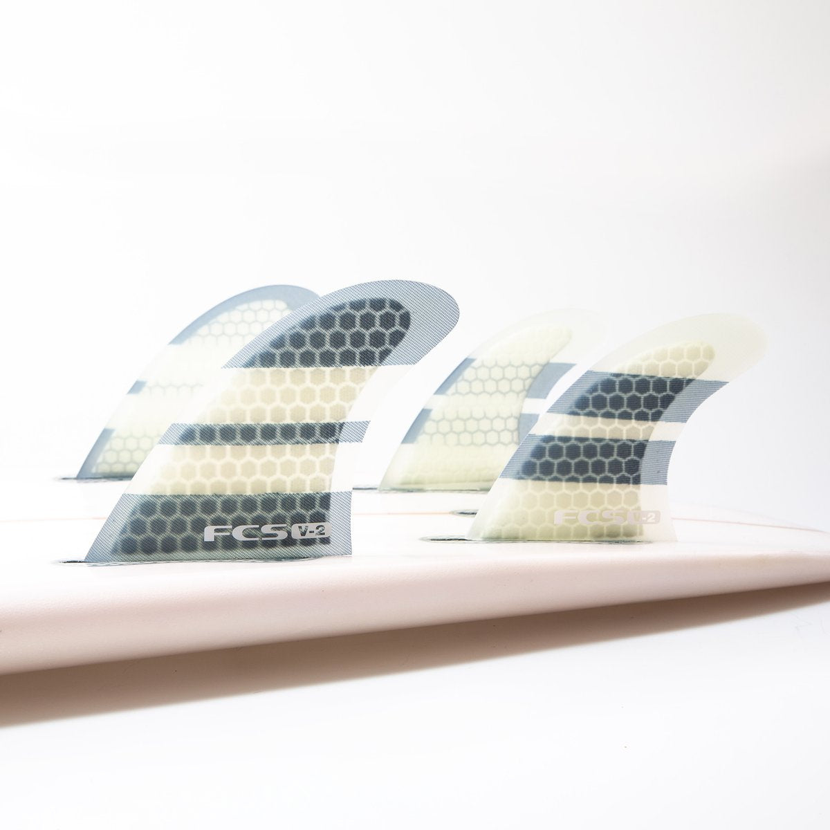 FCS V2 PC Tri-Quad Fin Set