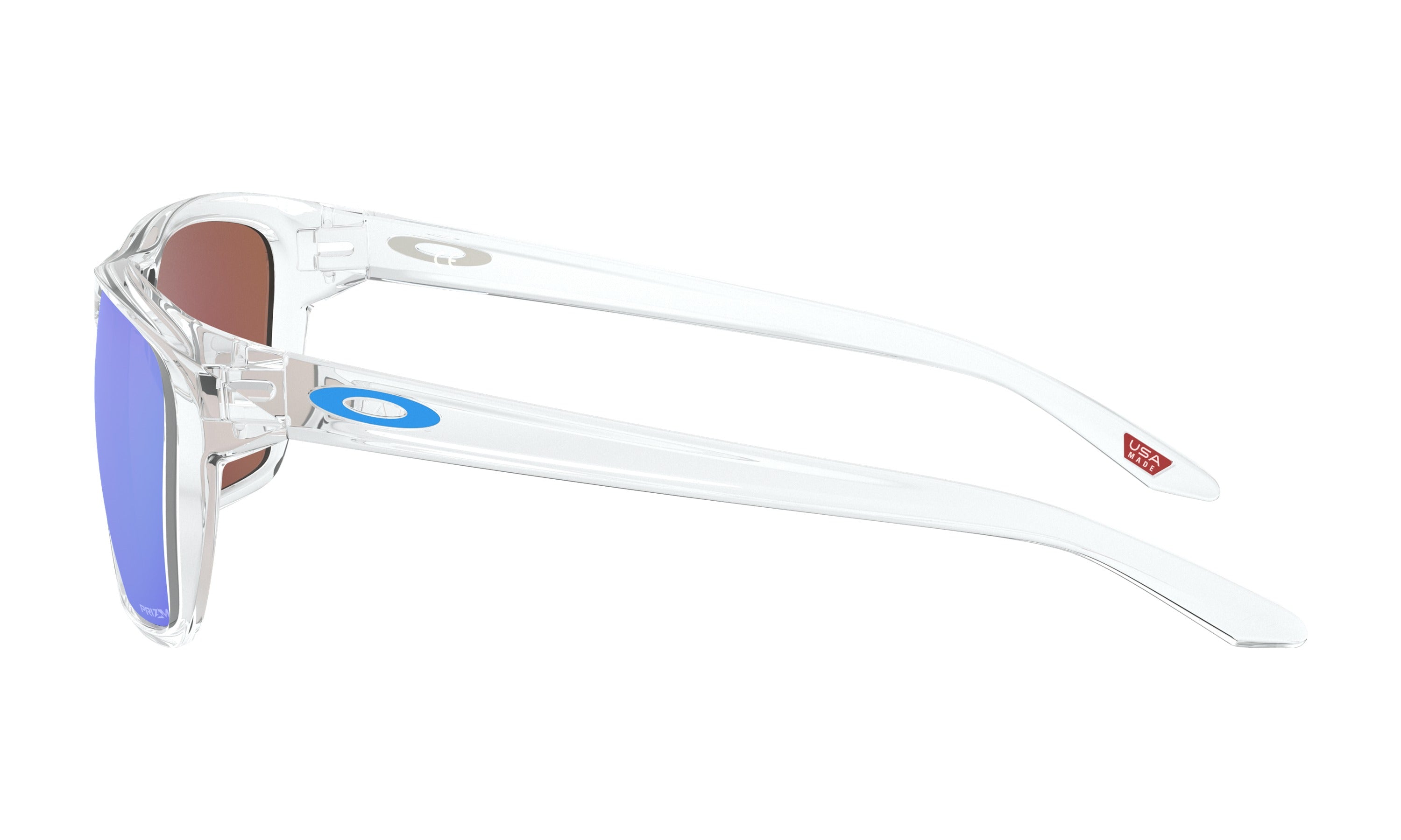 Oakley Sylas Sunglasses ClearPolished PrizmSapphire Square