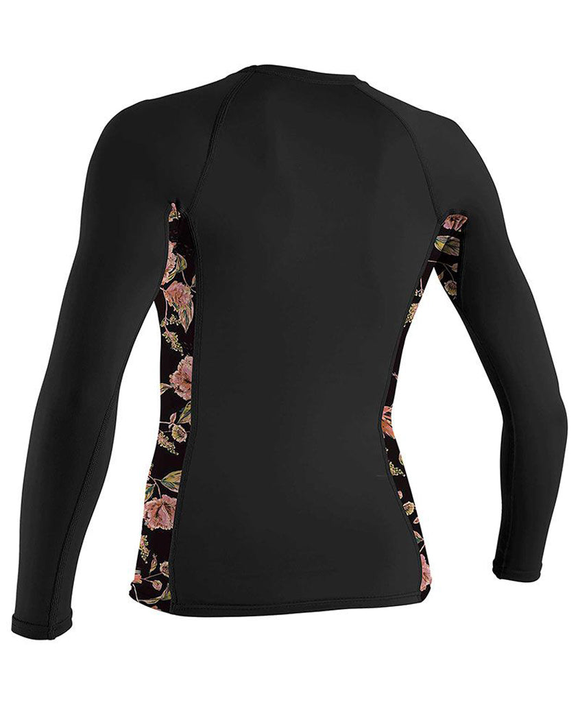 O'Neill Womens Side Print LS Rashguard