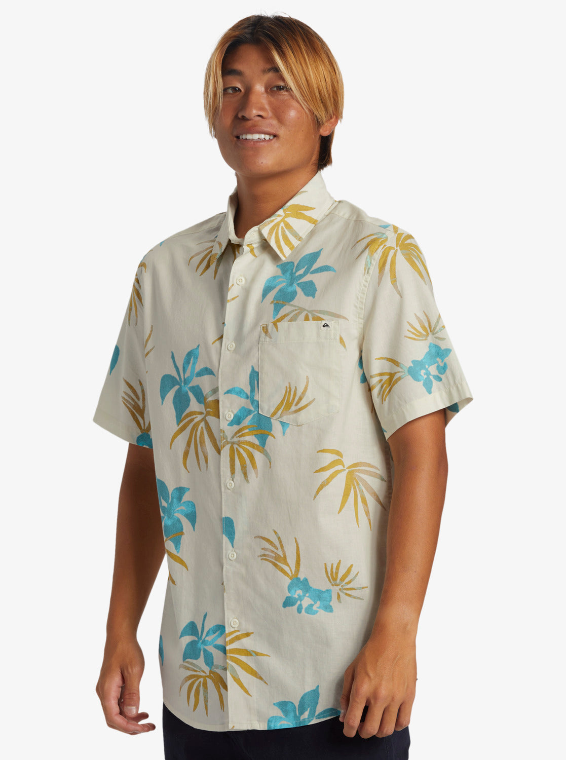 Quiksilver Apero Organic SS Woven WBK6 XL