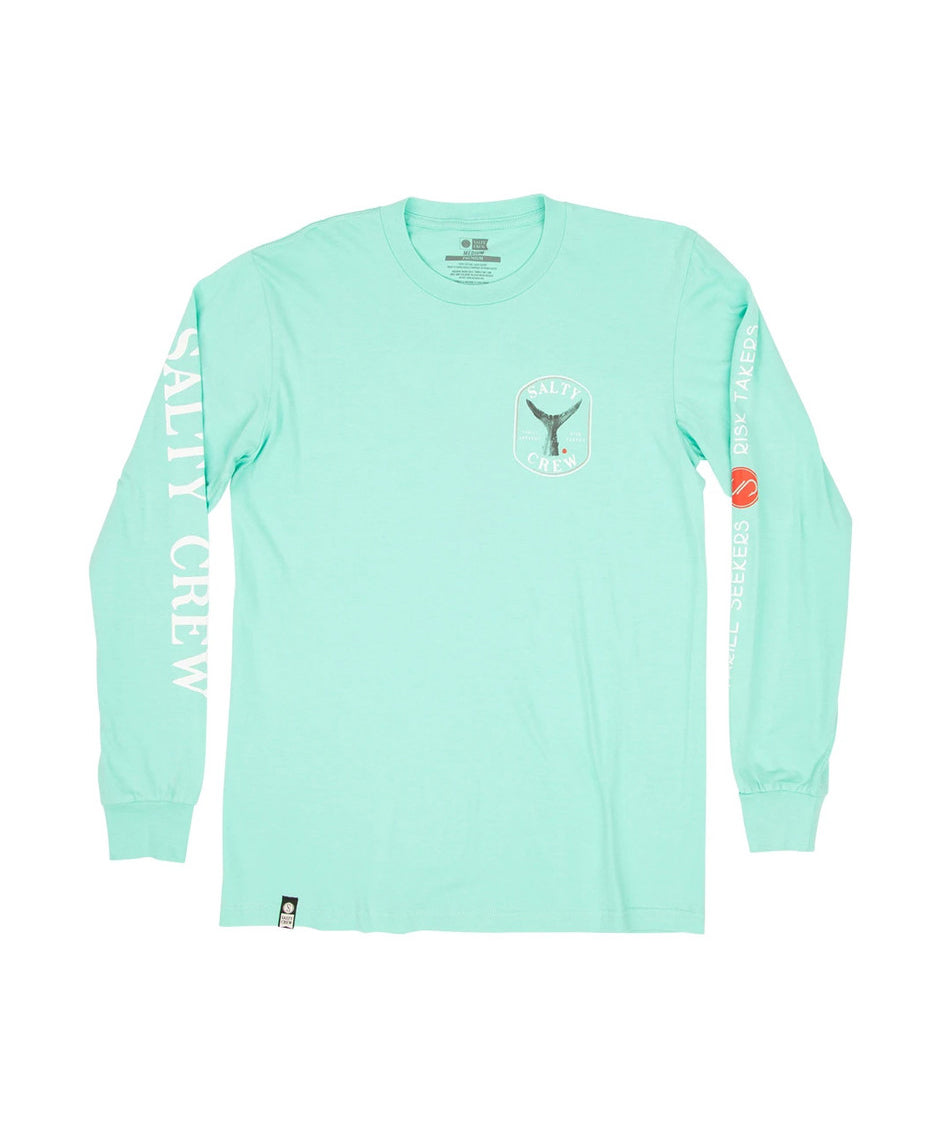 Salty Crew Fishstone Premium L/S Tee Sea Foam XXL