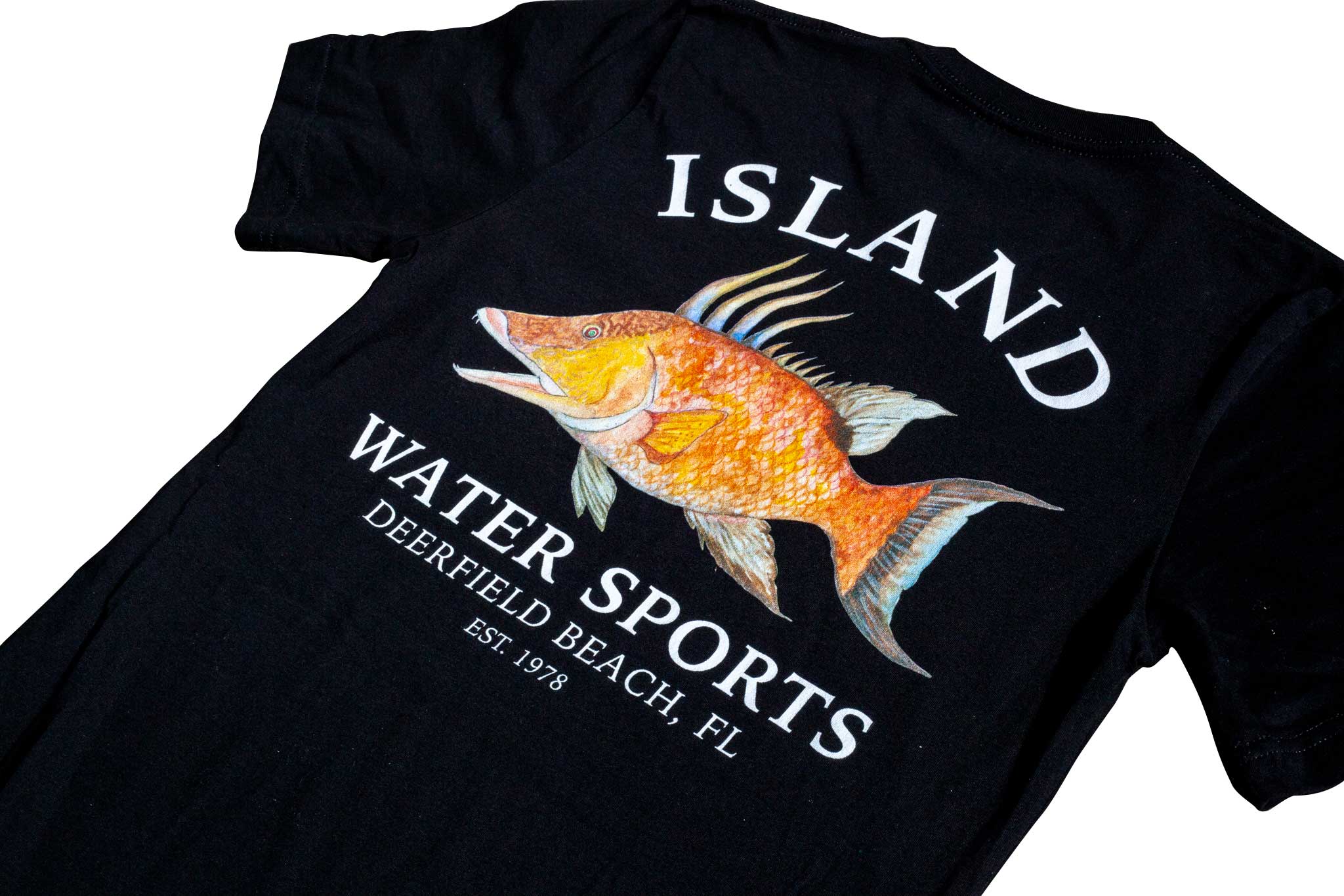 Island Water Sports Hogfish SS Tee Black L