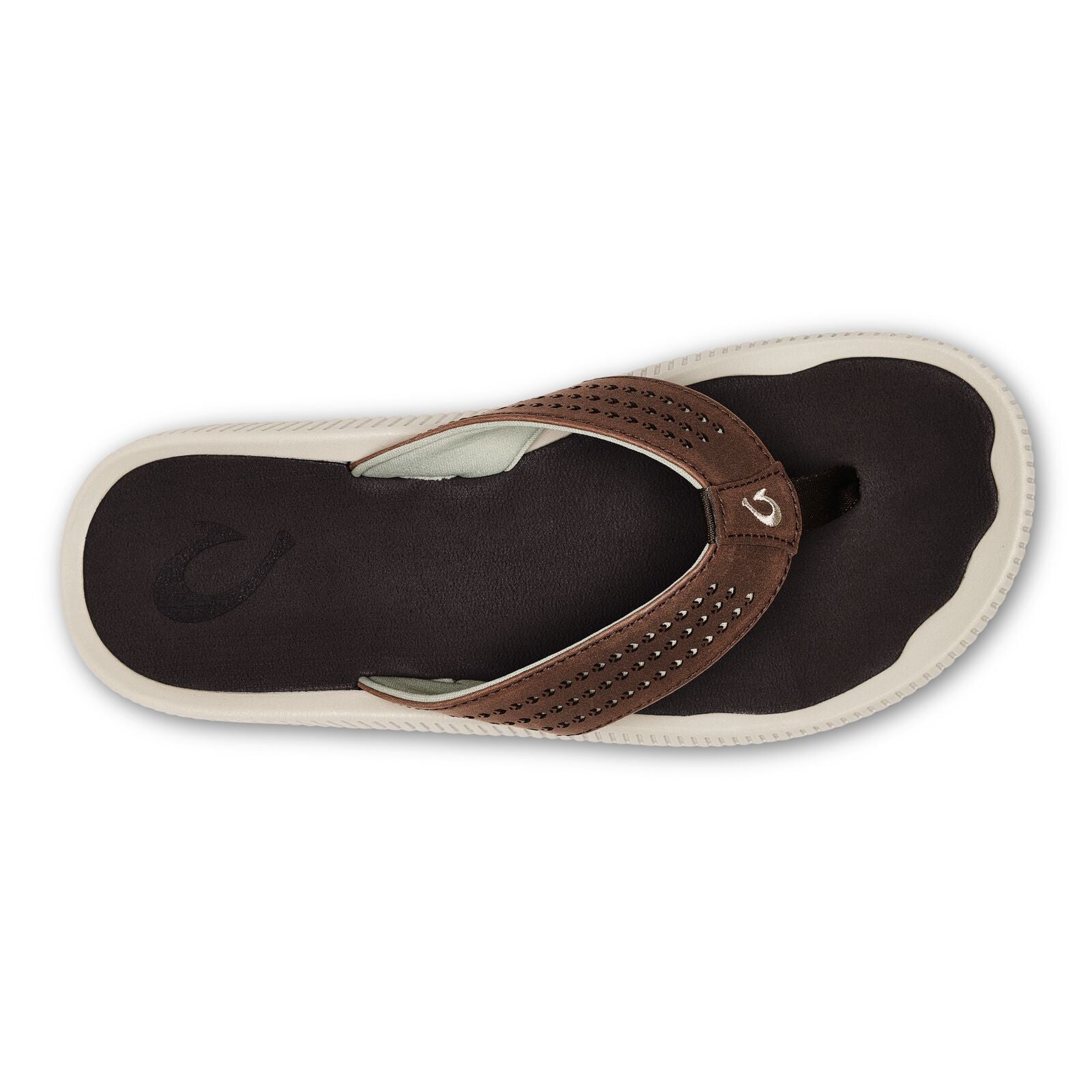 Olukai Ulele Mens Sandal 6363-Dark Wood-Dark Wood 13