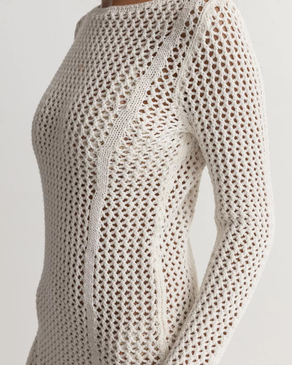 Rhythm Seashell Crochet Dress CRE S