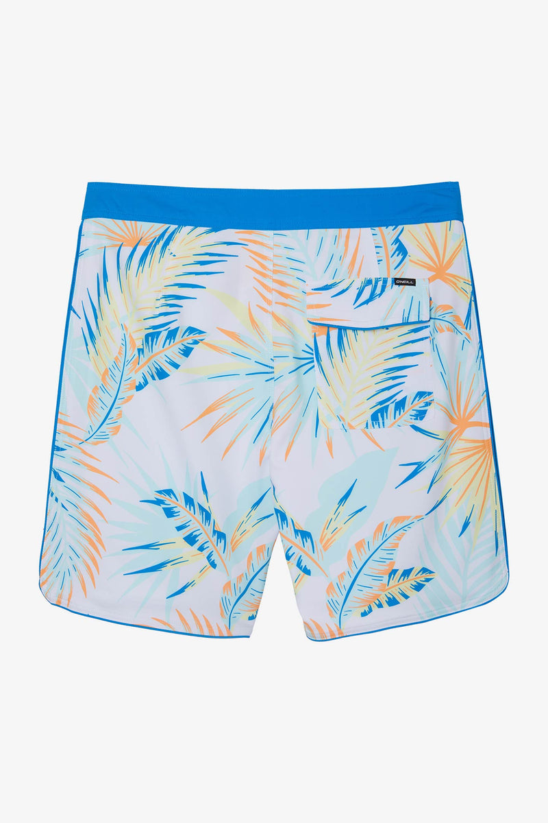 O'Neill Boys Hyperfreak Tropic Shadow Boardshorts WHT 28