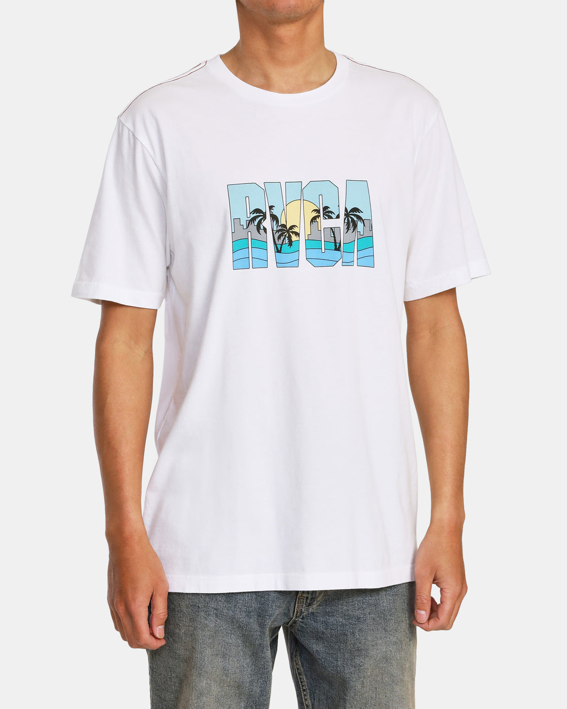 RVCA Gulf Coast Tee ANW-Antique White XL