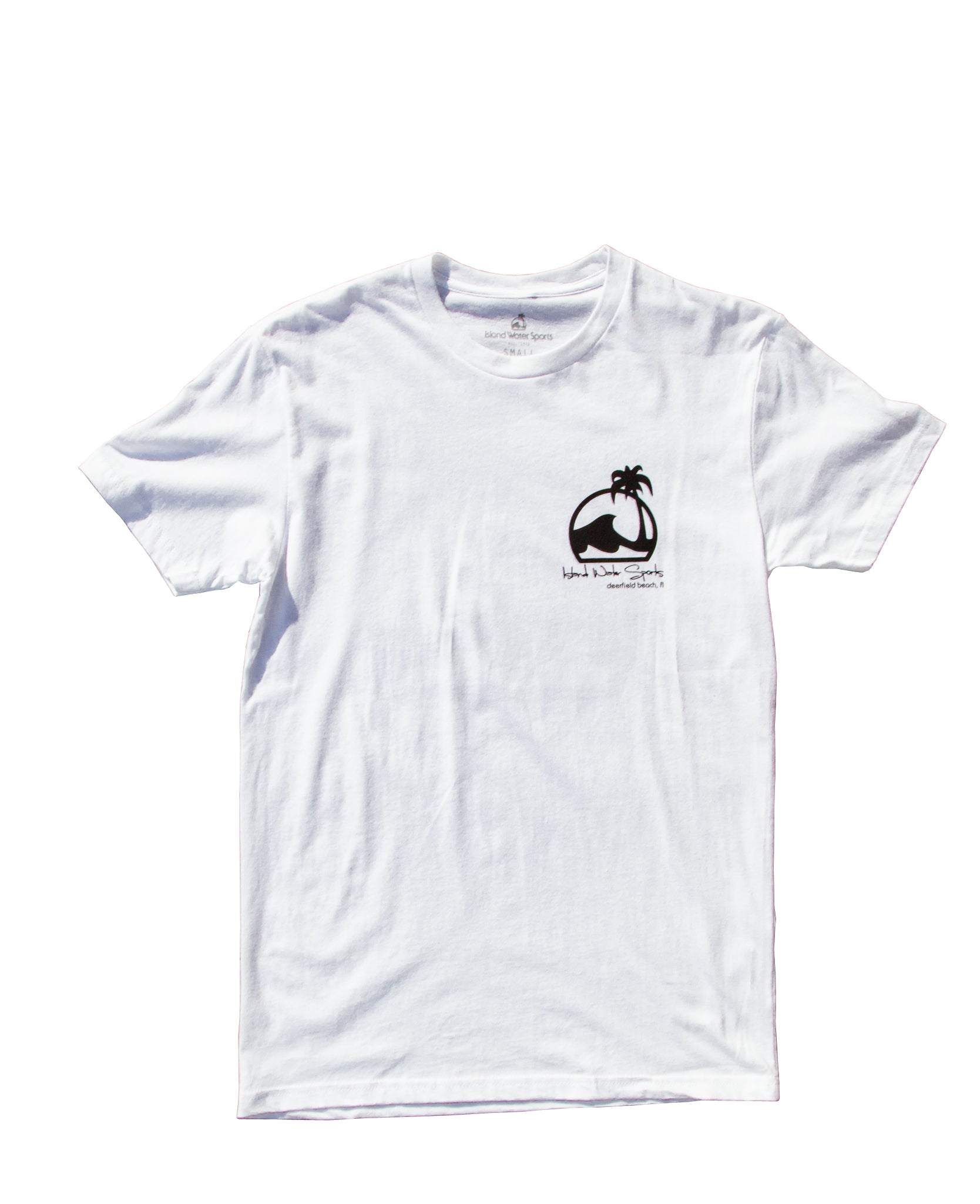 Island Water Sports Script Logo DFB S/S Tee White/Black XL