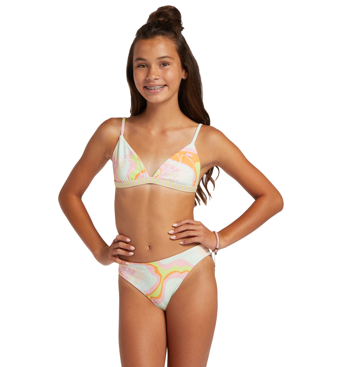 Roxy Hibiscus Revo Triangle Bikini Set
