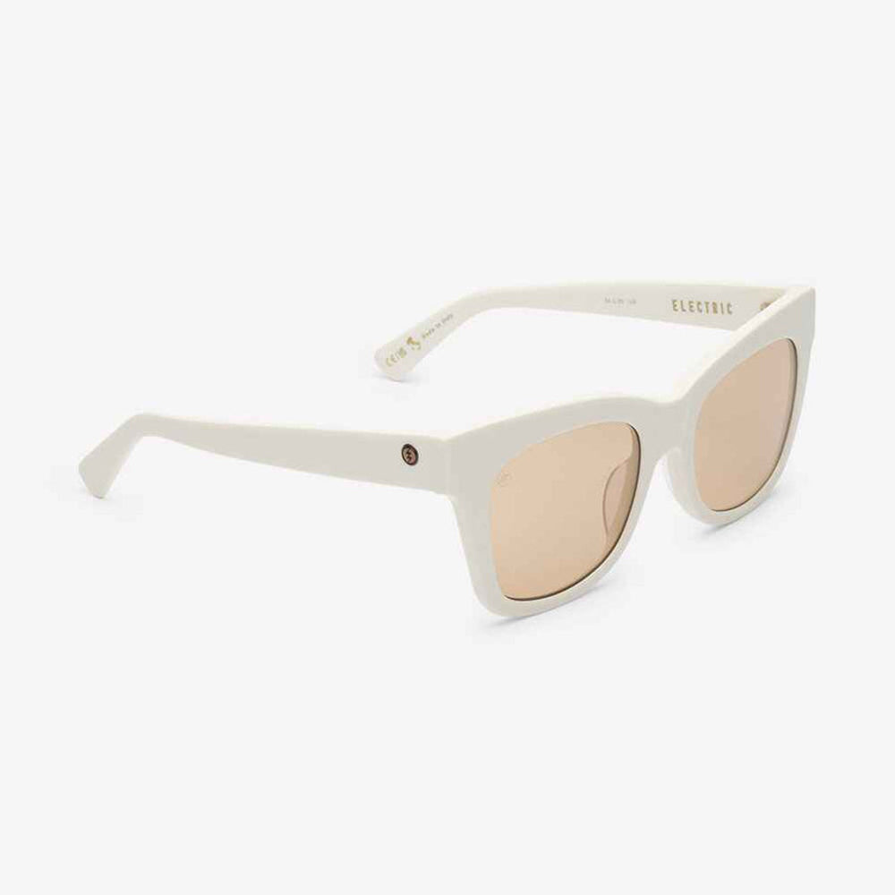 Electric Capri Sunglasses Ivory/Amber