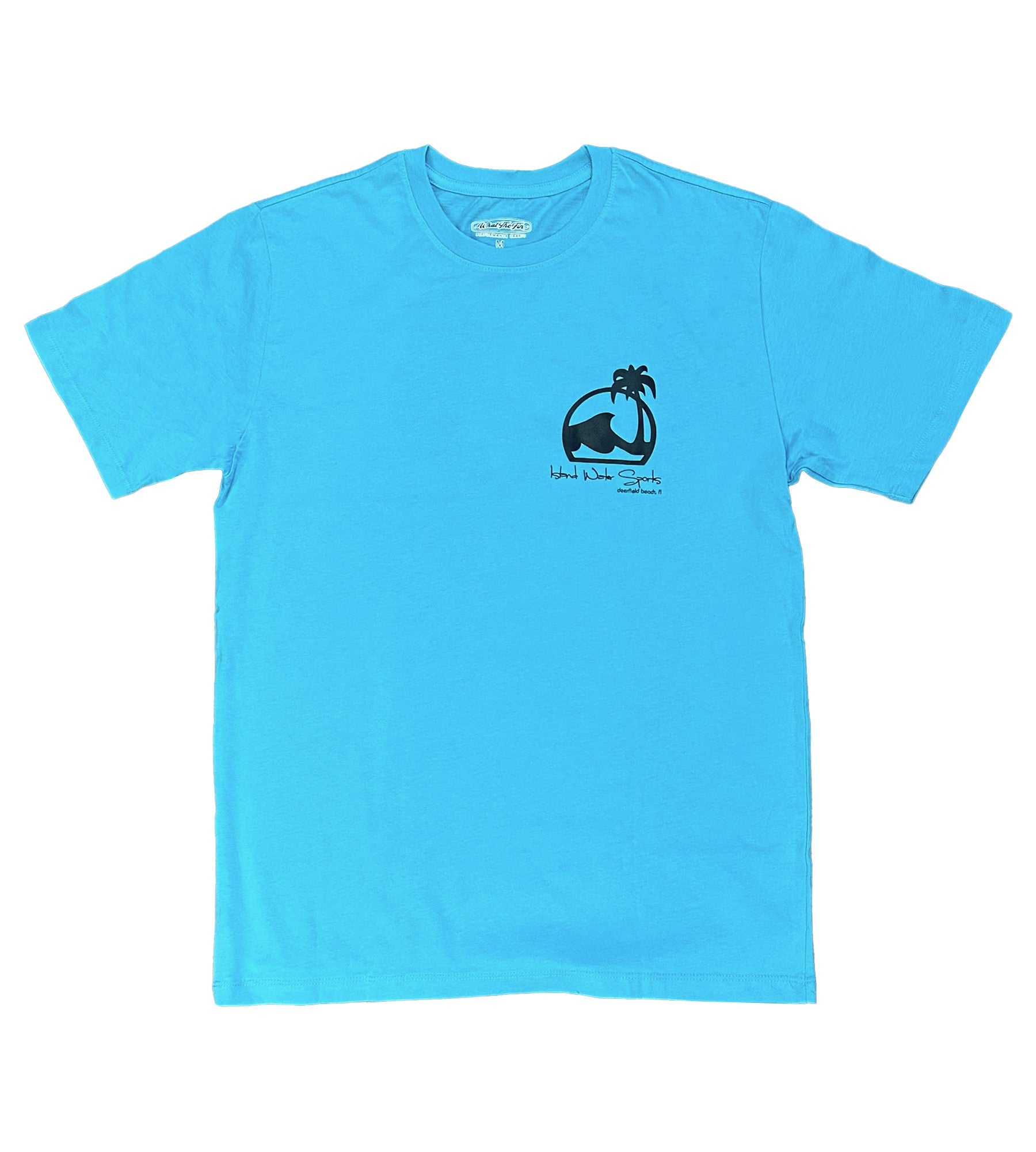 IWS Script Garment Dye SS Shirt DFB-Sky Blue L