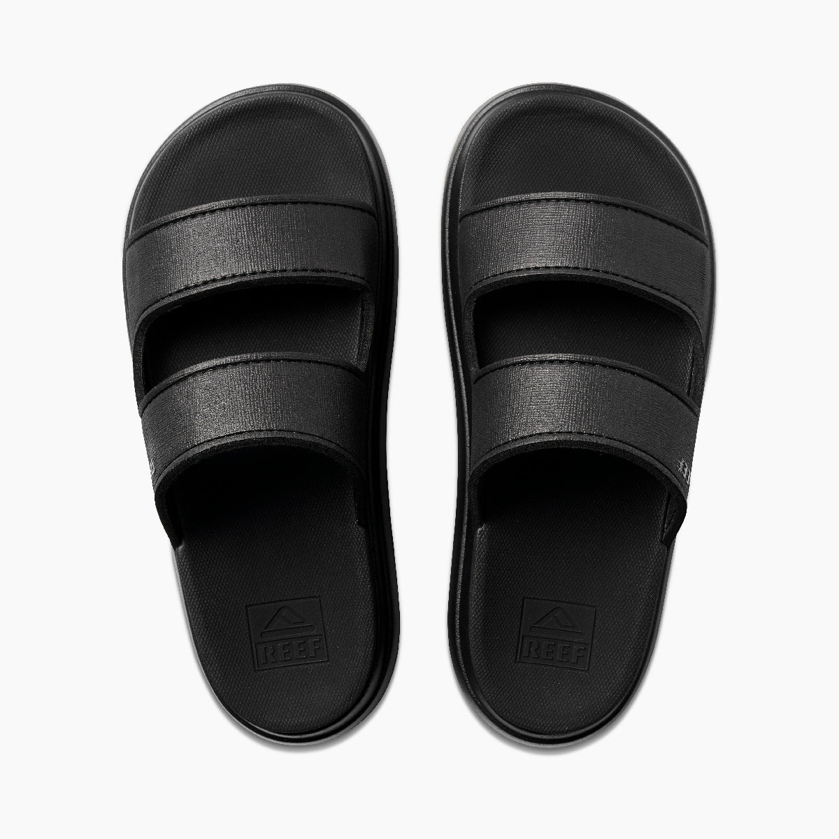 Reef Cushion Bondi 2 Bar Womens Sandal Black-Black 11