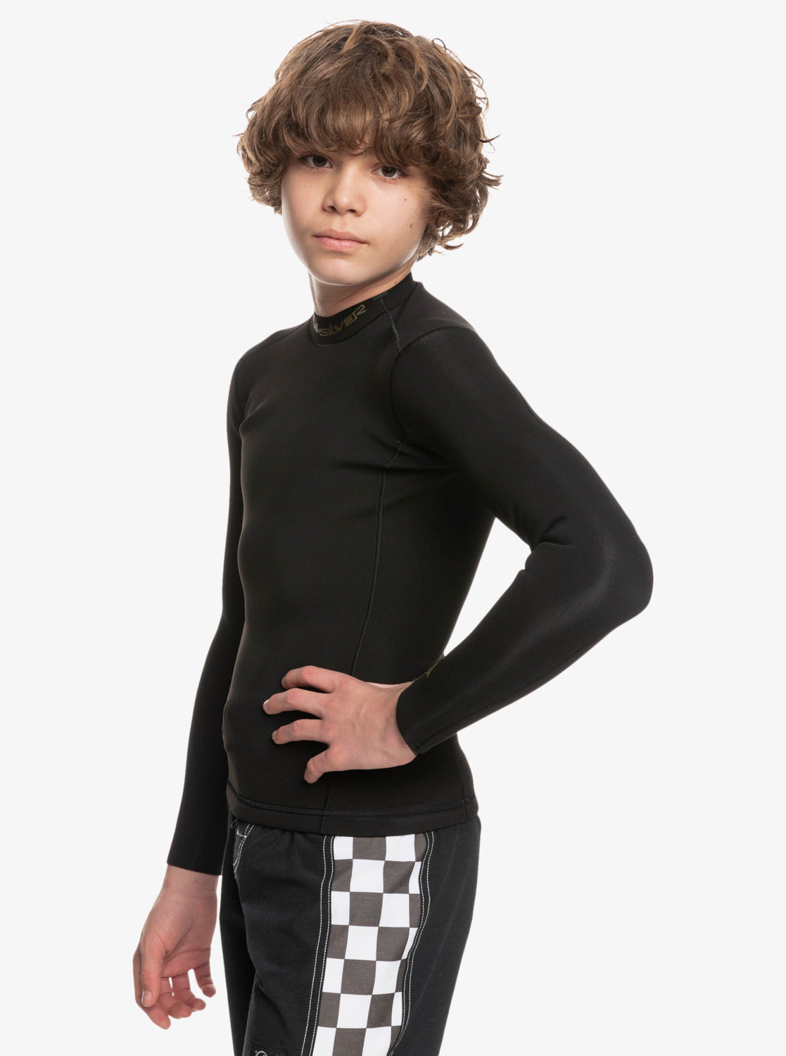 Quiksilver Everyday Sessions 1.5mm LS Boys Wetsuit Jacket KVJ0-Black 8