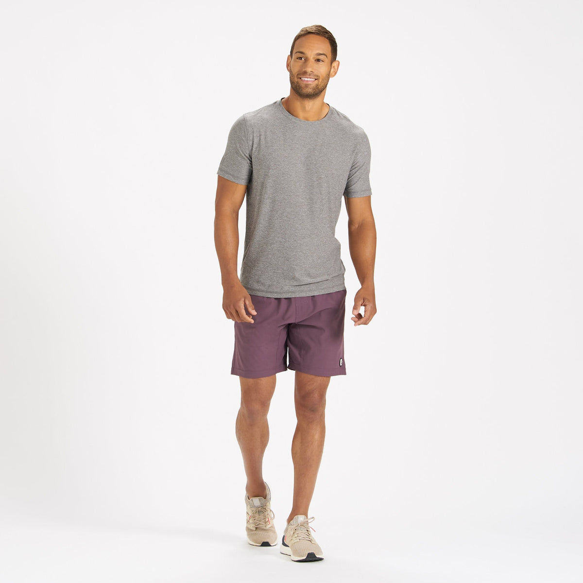 Vuori Strato SS Tech Tee HTG-HeatherGrey S