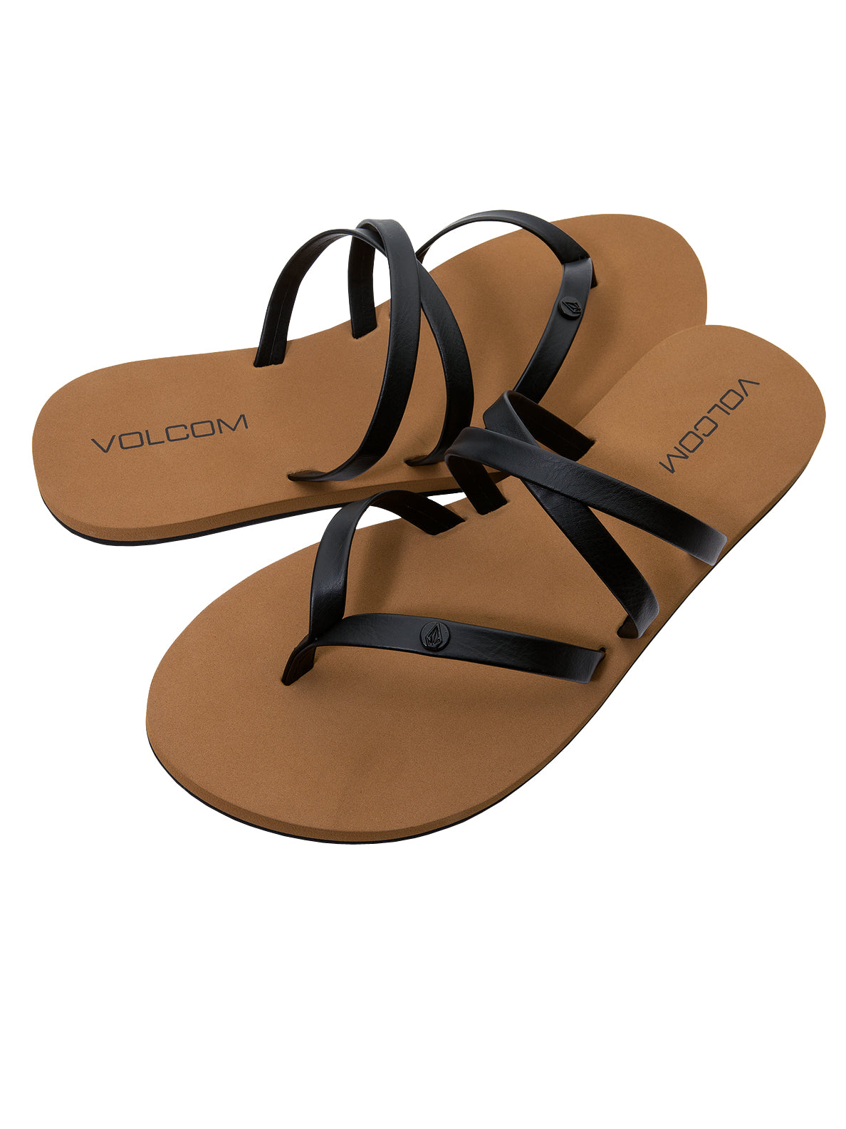 Volcom Easy Breezy 2 Womens Sandal BLK-Black 10