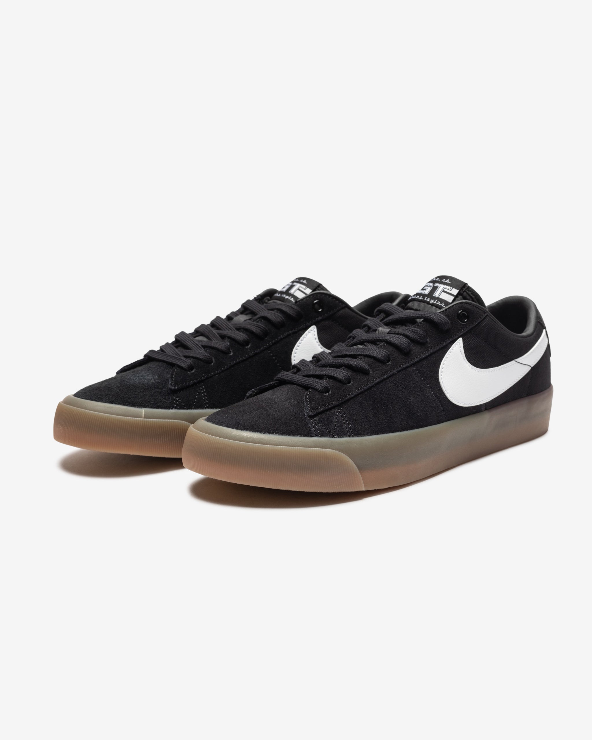 Nike SB Zoom Blazer Low Pro GT 004-Black/White/Gum 8.5