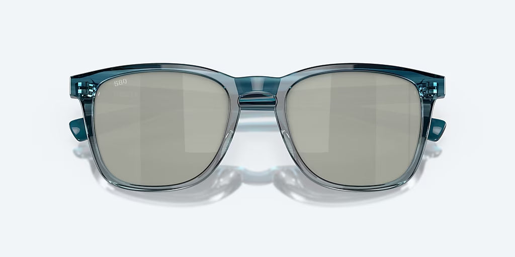 Costa Del Mar Sullivan Polarized Sunglasses ShinyDeepTealFade GraySilverMirror 580G