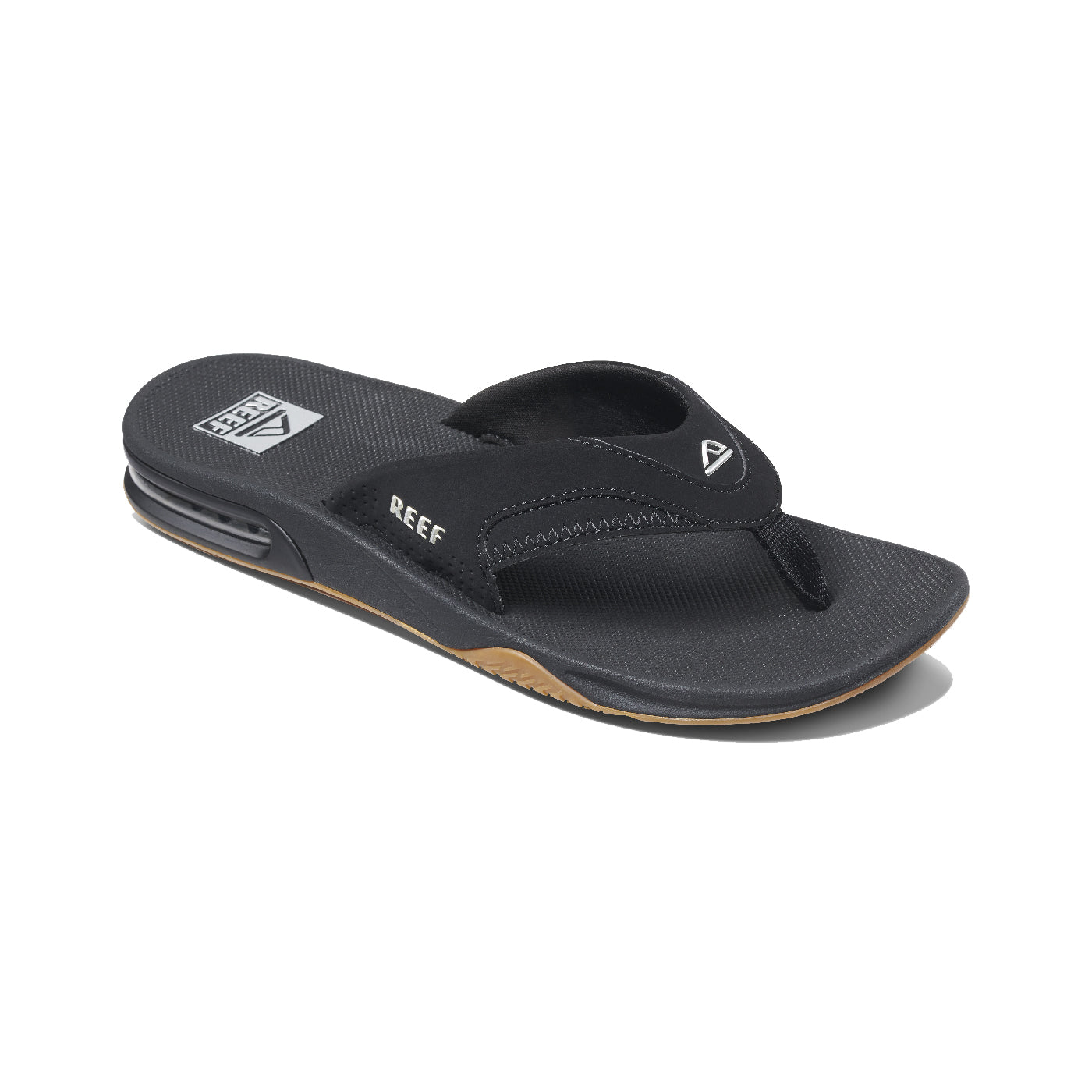 Reef Fanning Mens Sandal Black-Silver 6