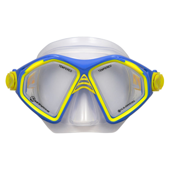 US Divers Admiral Snorkeling Set BLU-YEL M