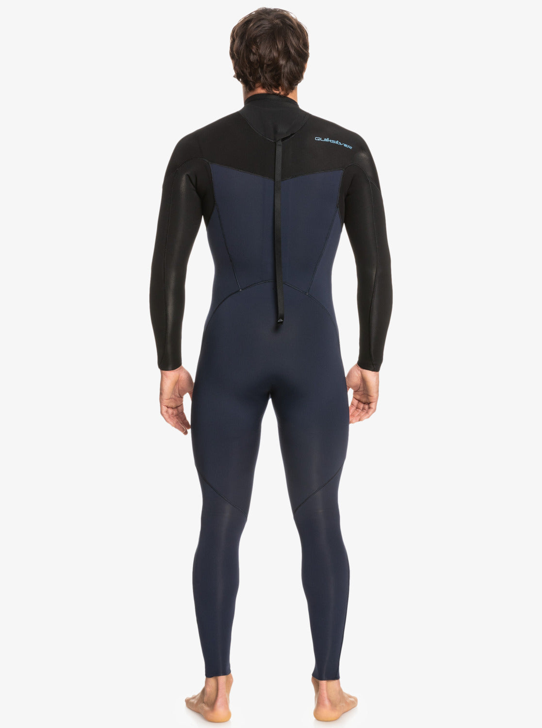 Quiksilver Everyday Sessions 3/2mm Back Zip Fullsuit KTP0-Dark Navy-Black L-Short