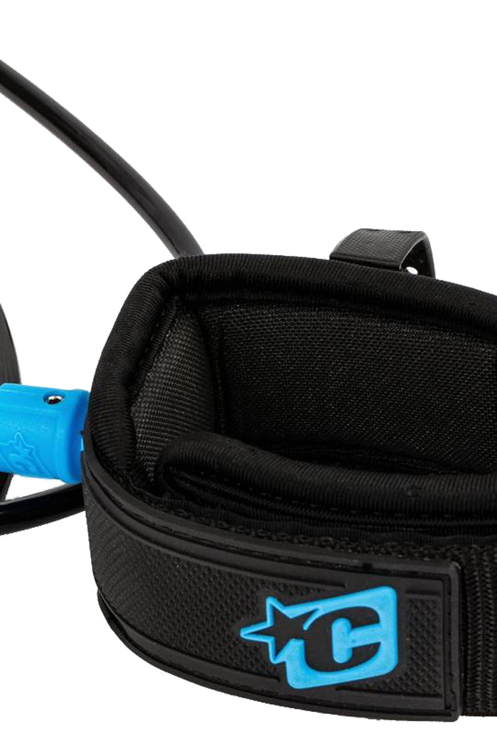 Creatures of Leisure Reliance Comp Leash Black-Cyan 6ft0in