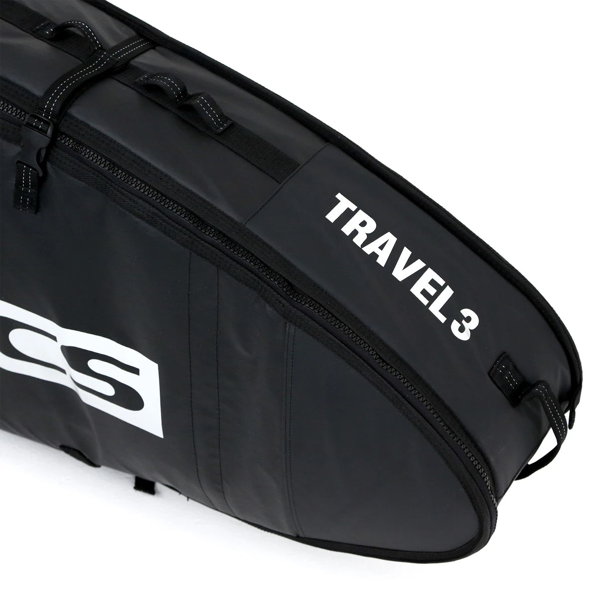 FCS Travel 3 All Purpose Boardbag Black-Grey 6ft7in