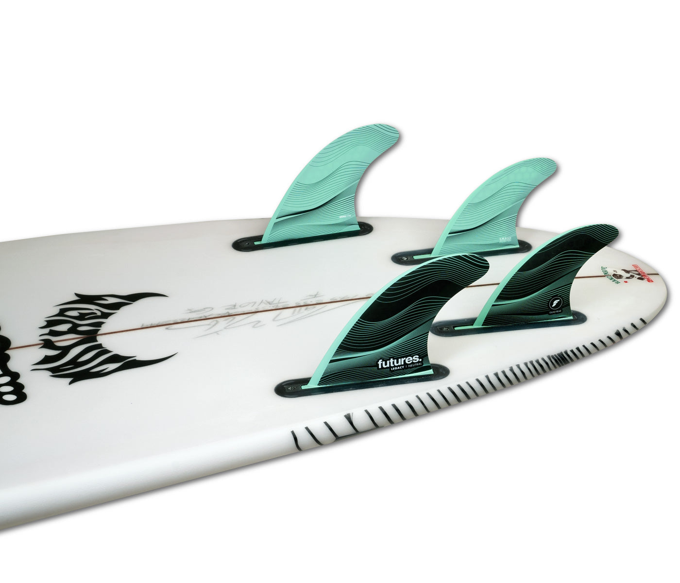 Future Fins F4 Honeycomb 5-Fin Set Green S