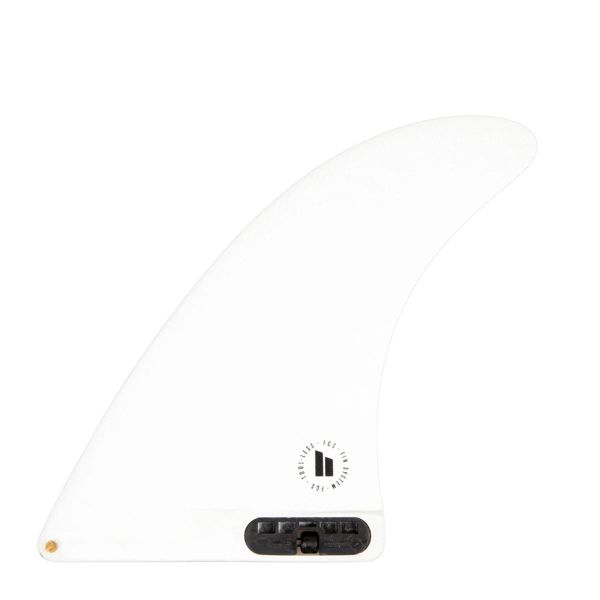 FCS 2 Single PG Longboard Fin White 7in
