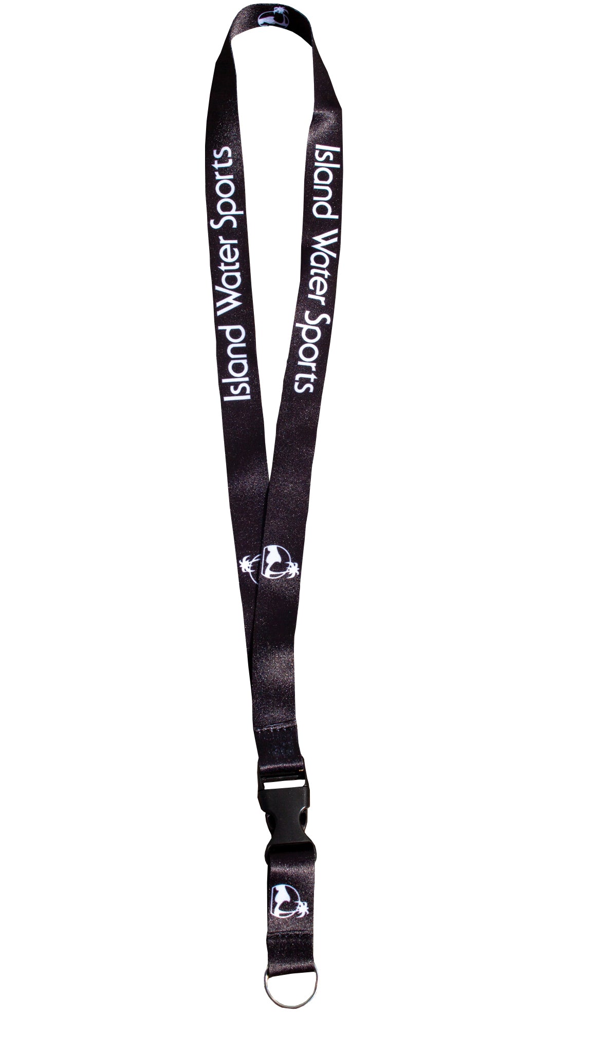 Island Water Sports Lanyards BlackLogo OS