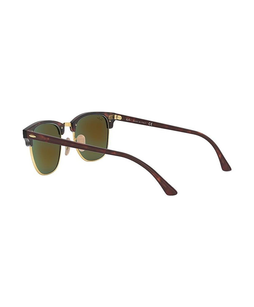 Ray Ban Clubmaster Sunglasses SandHavana GreyMirror Rimless
