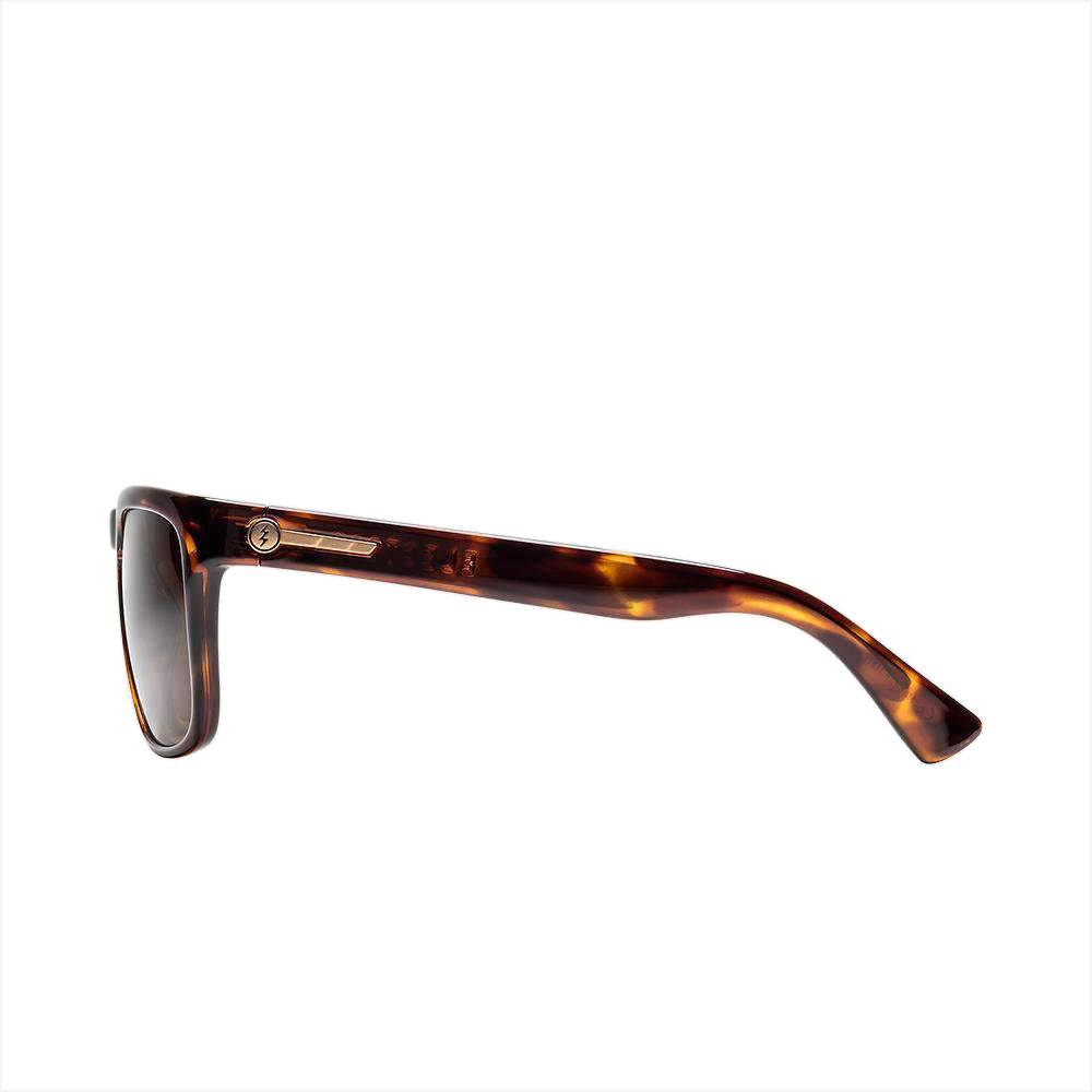 Electric Knoxville XL Polarized Sunglasses Gloss Tort Ohm Bronze Square