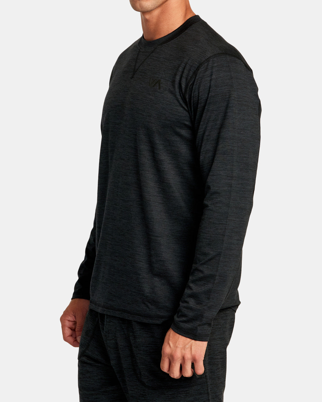 RVCA C-ABLE CREW NECK BLK L