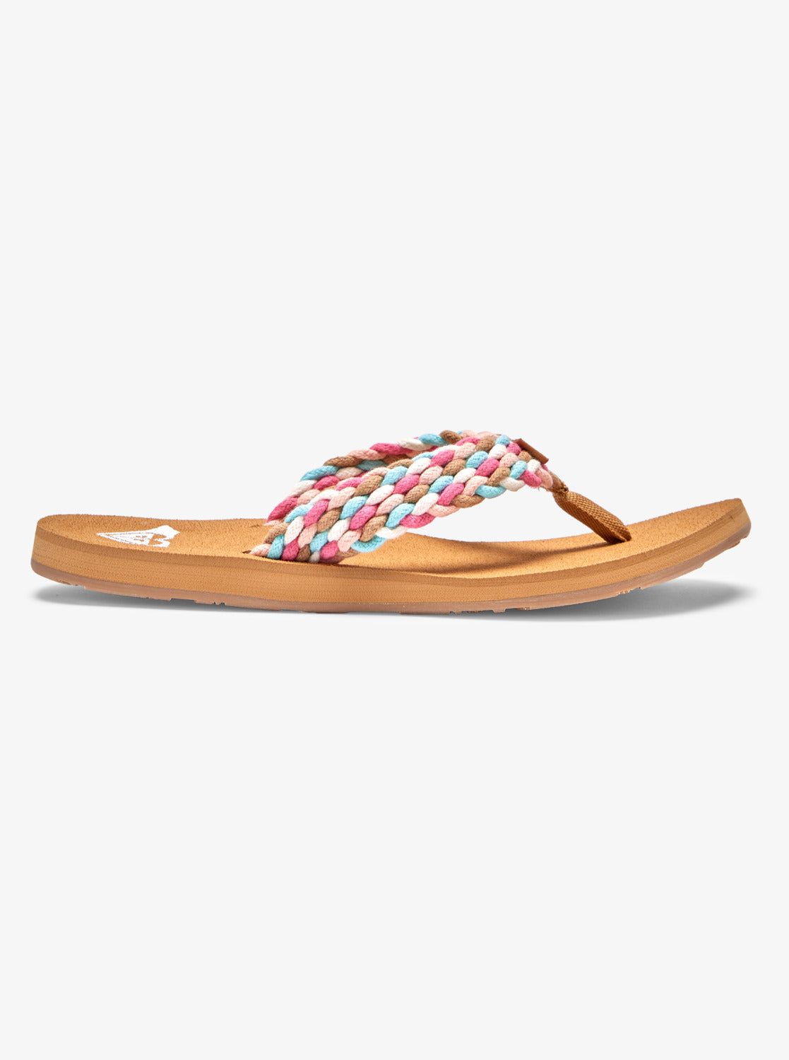 Roxy Porto 3 Womens Sandal TPM-White-Pink-Multi 6