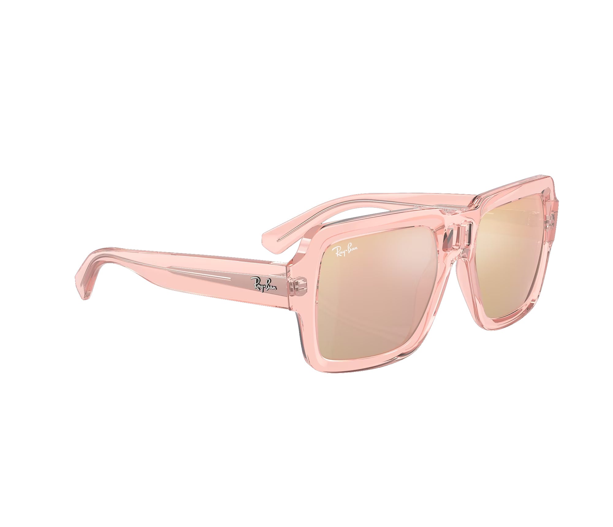 Ray-Ban Magellan Sunglasses TransPink Lt VioletMirror
