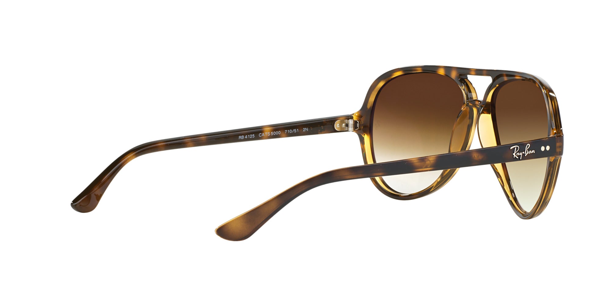 Ray Ban Cats 5000 Light Havana Crystal Brown Oversized