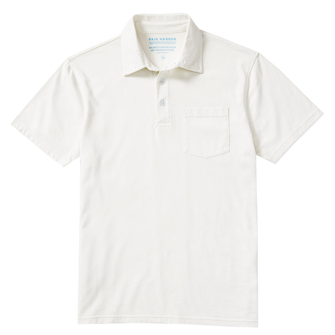Fair Harbor Atlantic Polo 101-White M