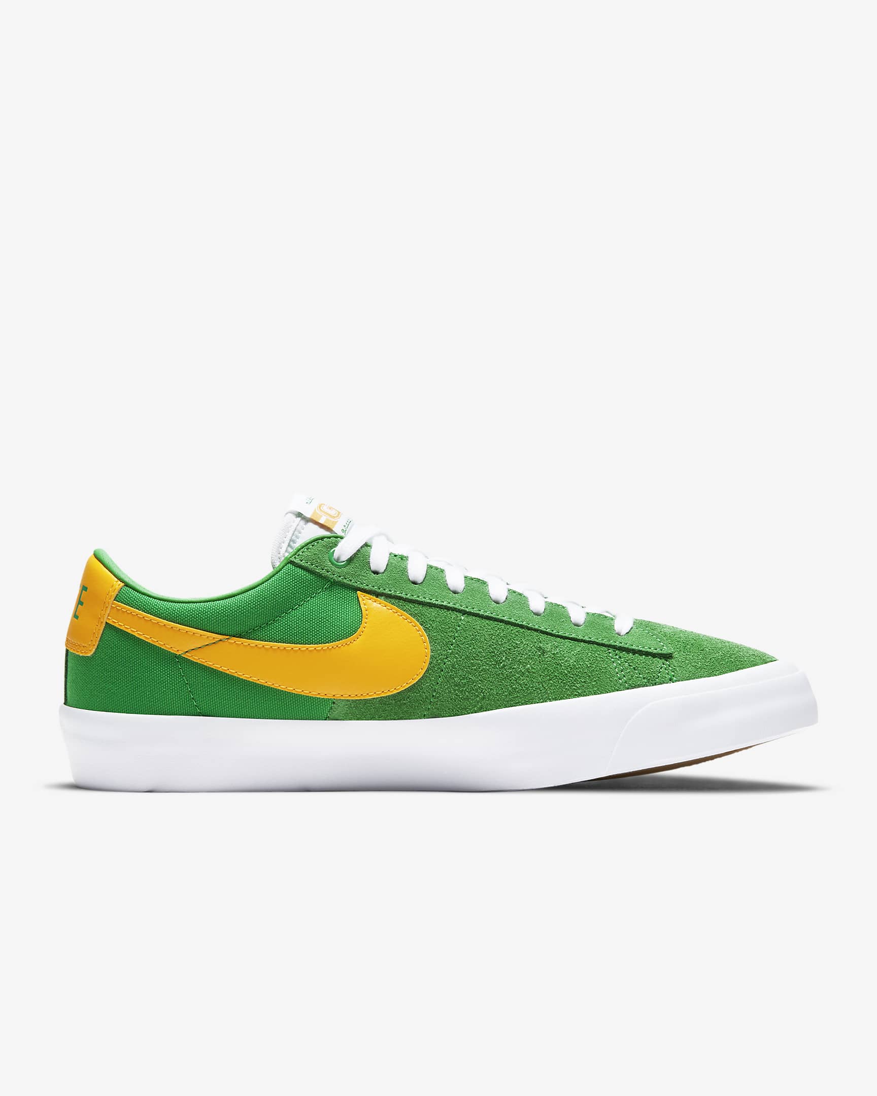 Nike SB Zoom Blazer Low Pro GT 300-LuckyGreen/UniversityGold 10