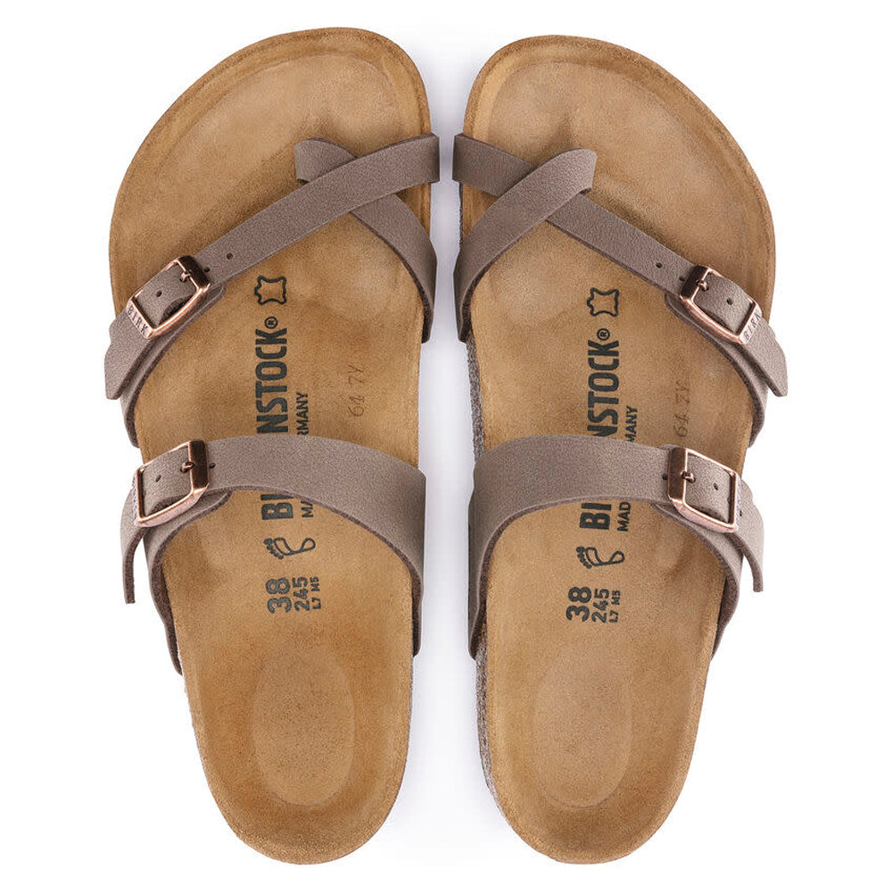 Birkenstock Mayari Womens Sandal Birkibuc-Mocha 5