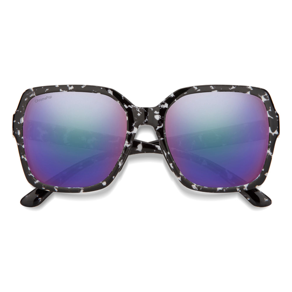 Smith Flare Polarized Sunglasses BlackMarble Violet Chromapop